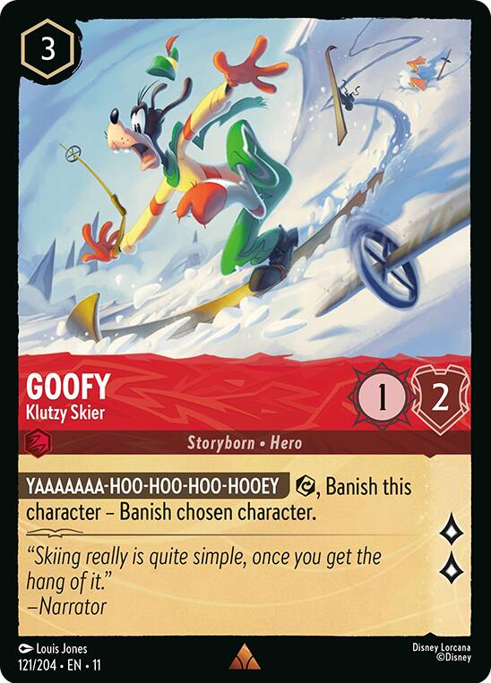 Goofy - Klutzy Skier (121/204) [Winterspell] | Good Games Morley