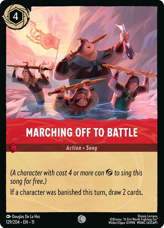 Marching Off to Battle (129/204) [Winterspell] | Good Games Morley