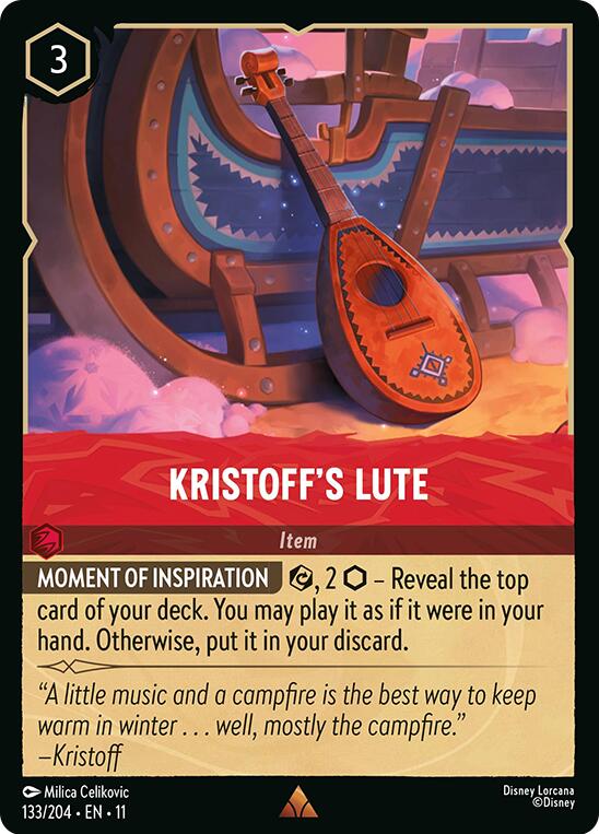 Kristoff's Lute (133/204) [Winterspell] | Good Games Morley