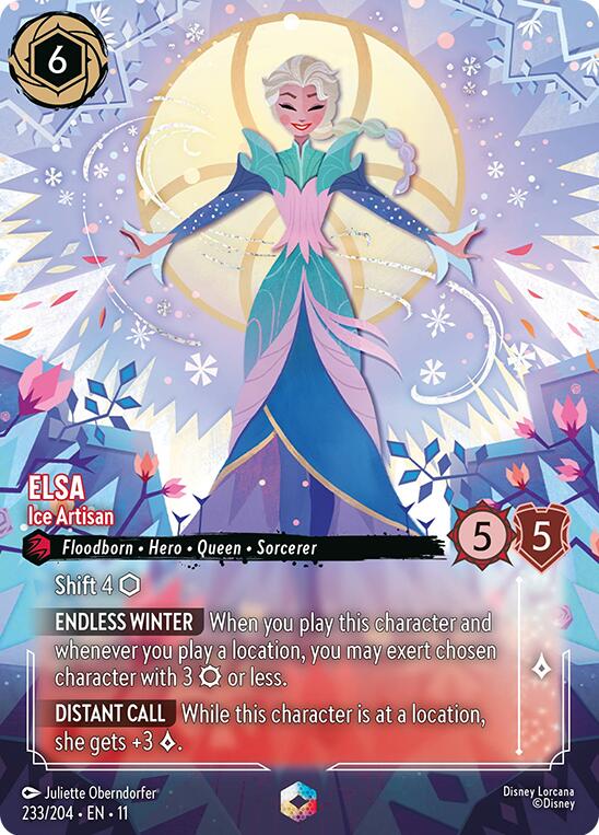 Elsa - Ice Artisan (Enchanted) (233/204) [Winterspell] | Good Games Morley