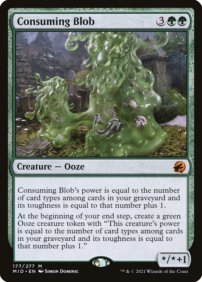 Consuming Blob 177/277 (Innistrad: Midnight Hunt)  - Foil | Good Games Morley