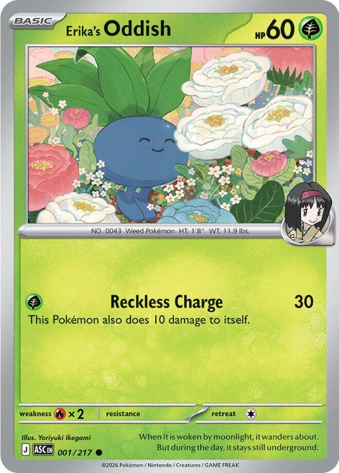 Erika's Oddish (001/217) [Mega Evolution: Ascended Heroes] | Good Games Morley