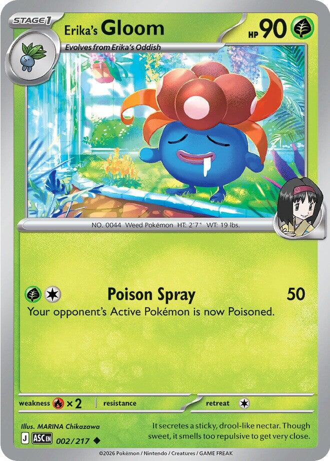 Erika's Gloom (002/217) [Mega Evolution: Ascended Heroes] | Good Games Morley