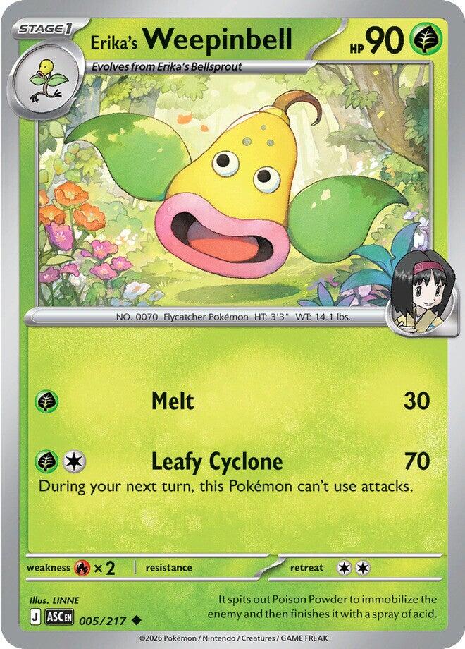 Erika's Weepinbell (005/217) [Mega Evolution: Ascended Heroes] | Good Games Morley