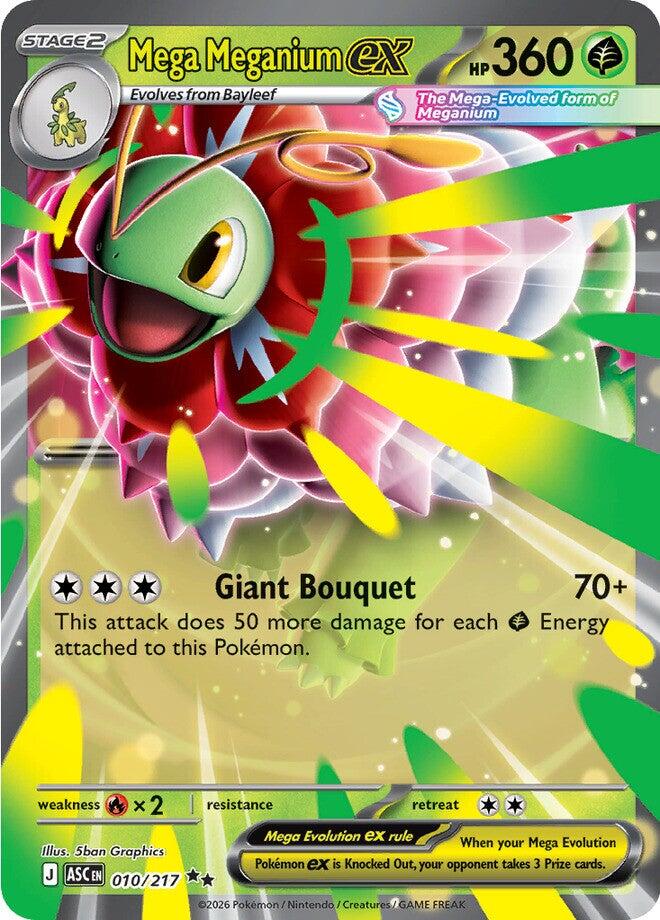Mega Meganium ex (010/217) [Mega Evolution: Ascended Heroes] | Good Games Morley