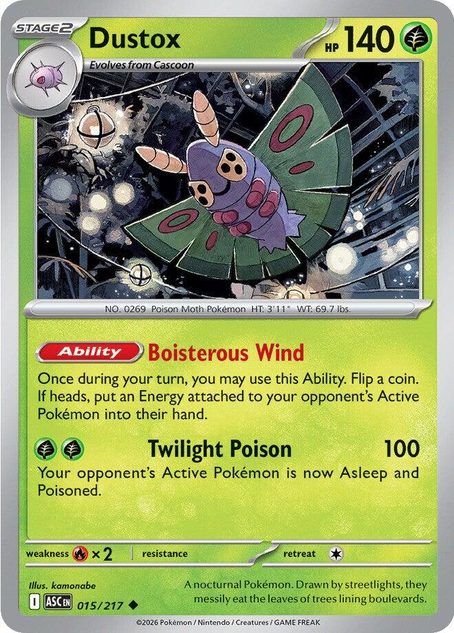 Dustox (015/217) [Mega Evolution: Ascended Heroes] | Good Games Morley