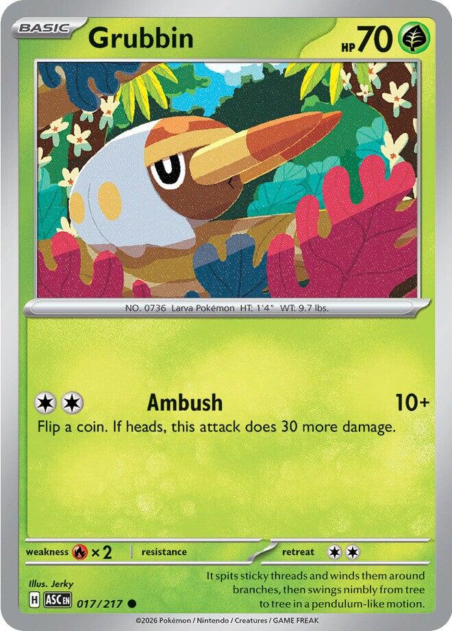 Grubbin (017/217) [Mega Evolution: Ascended Heroes] | Good Games Morley