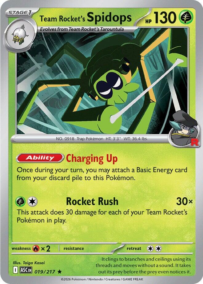 Team Rocket's Spidops (019/217) [Mega Evolution: Ascended Heroes] | Good Games Morley