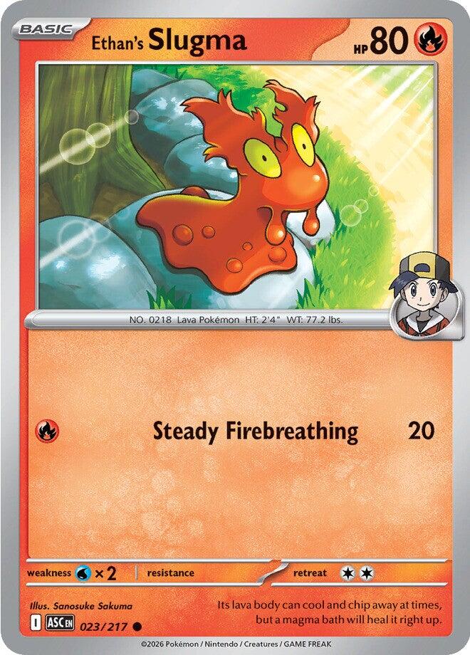 Ethan's Slugma (023/217) [Mega Evolution: Ascended Heroes] | Good Games Morley