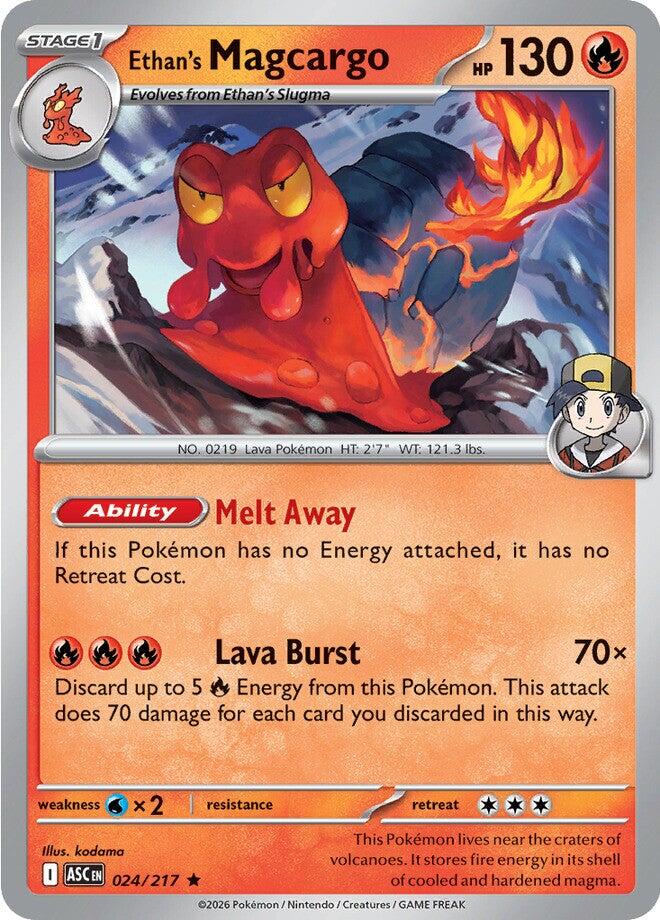 Ethan's Magcargo (024/217) [Mega Evolution: Ascended Heroes] | Good Games Morley