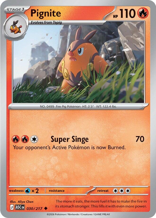 Pignite (030/217) [Mega Evolution: Ascended Heroes] | Good Games Morley