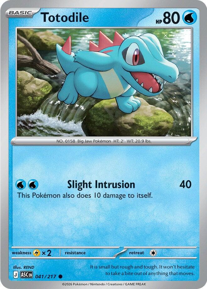 Totodile (041/217) [Mega Evolution: Ascended Heroes] | Good Games Morley