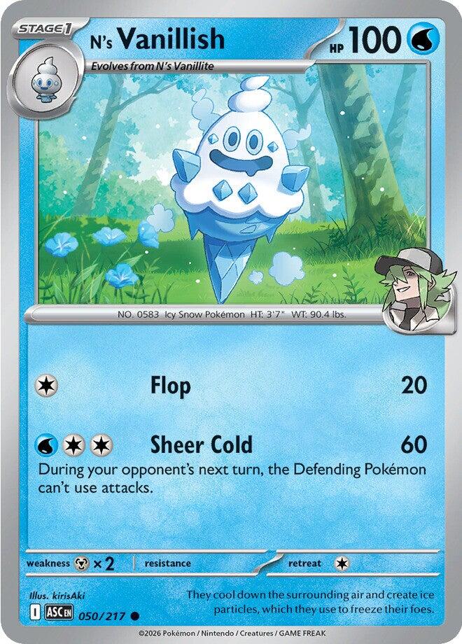 N's Vanillish (050/217) [Mega Evolution: Ascended Heroes] | Good Games Morley