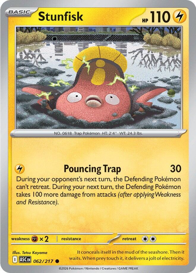 Stunfisk (062/217) [Mega Evolution: Ascended Heroes] | Good Games Morley