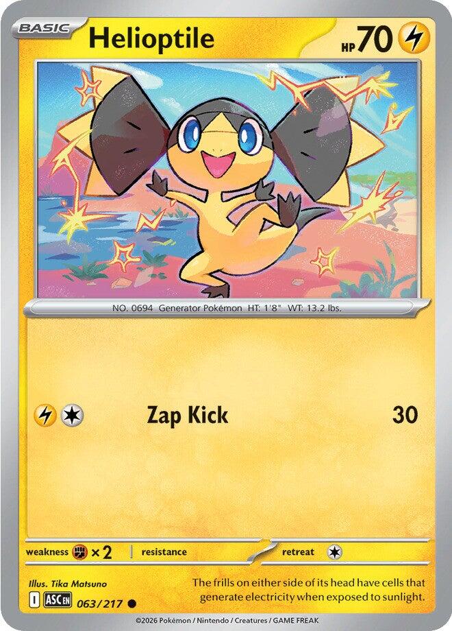 Helioptile (063/217) [Mega Evolution: Ascended Heroes] | Good Games Morley