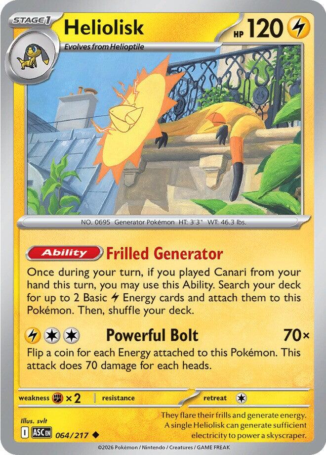 Heliolisk (064/217) [Mega Evolution: Ascended Heroes] | Good Games Morley