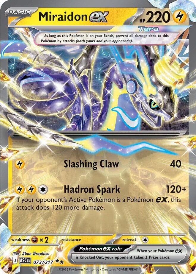 Miraidon ex (073/217) [Mega Evolution: Ascended Heroes] | Good Games Morley