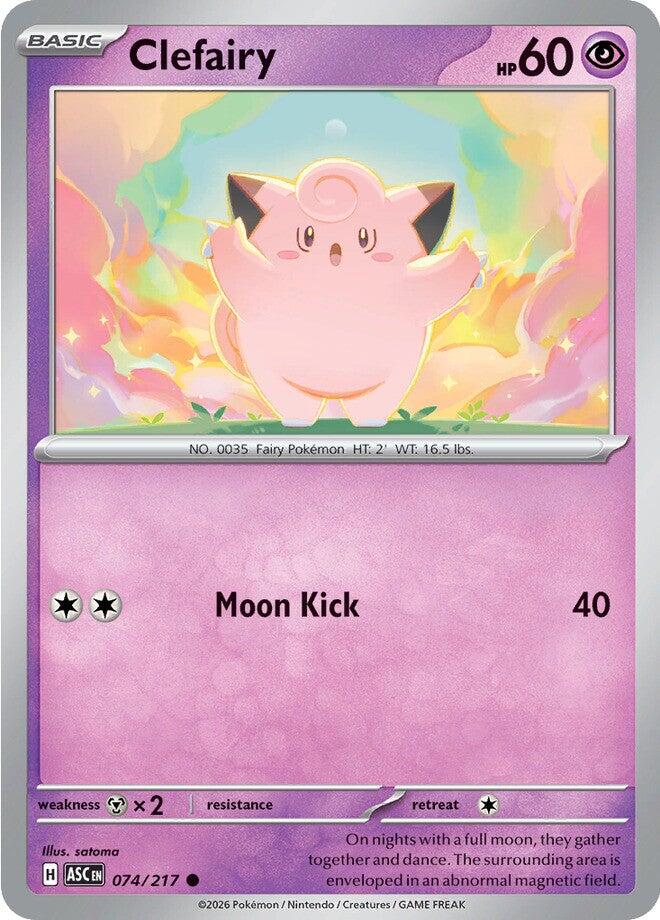 Clefairy (074/217) [Mega Evolution: Ascended Heroes] | Good Games Morley