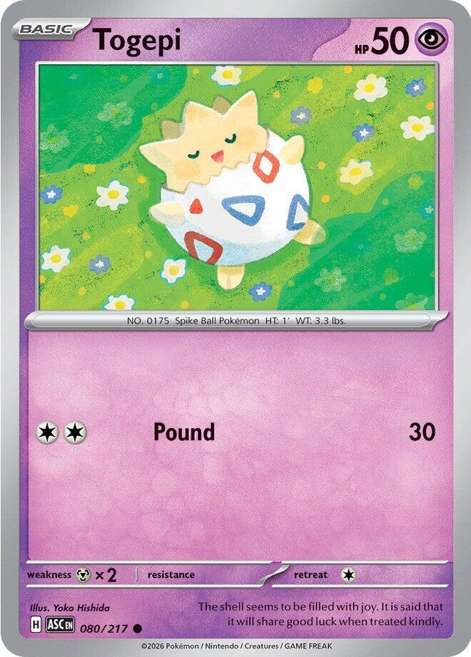 Togepi (080/217) [Mega Evolution: Ascended Heroes] | Good Games Morley