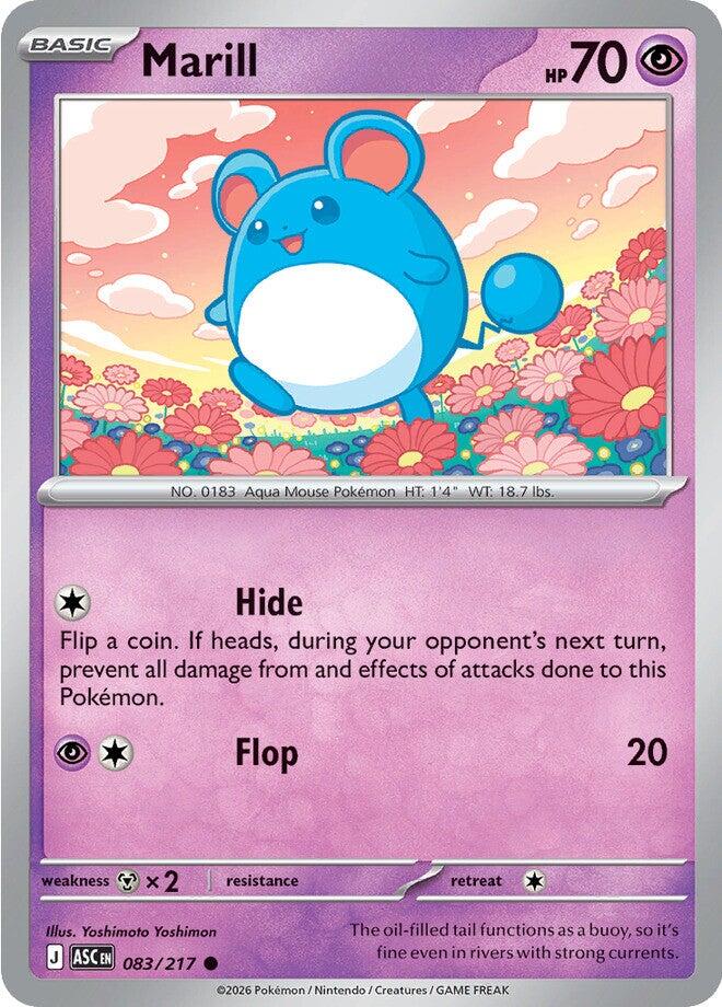 Marill (083/217) [Mega Evolution: Ascended Heroes] | Good Games Morley