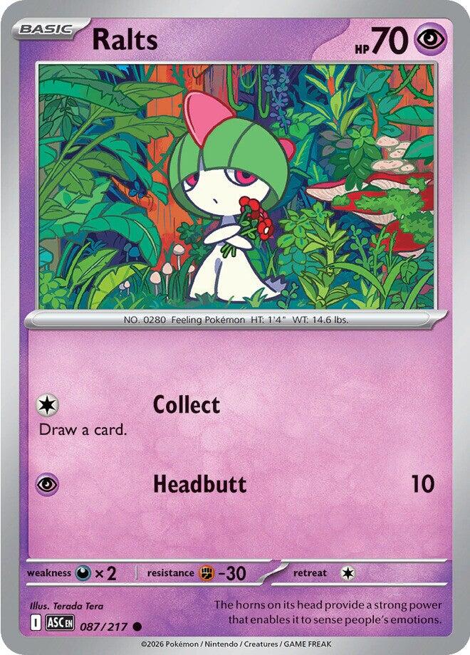 Ralts (087/217) [Mega Evolution: Ascended Heroes] | Good Games Morley
