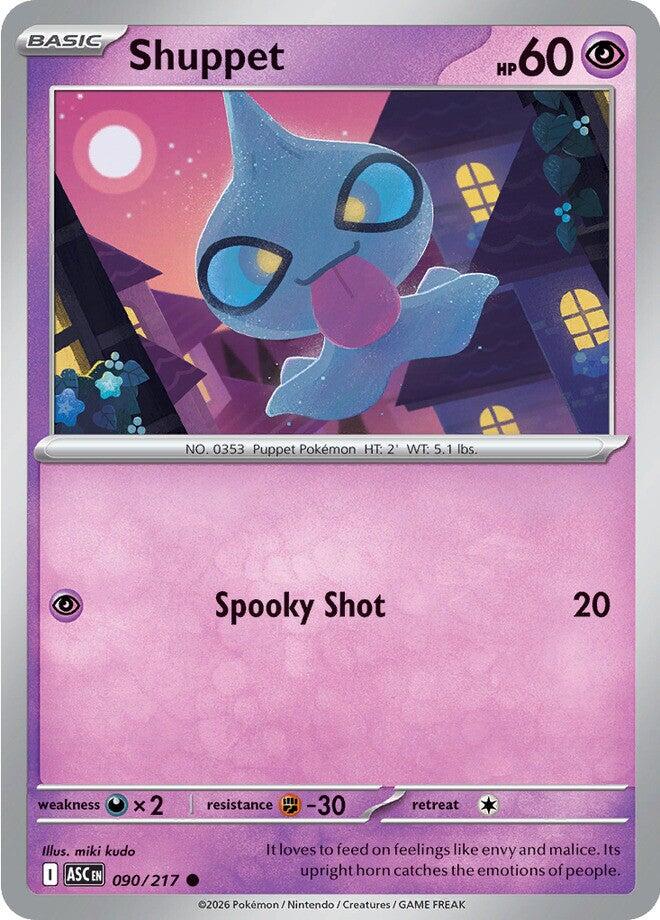 Shuppet (090/217) [Mega Evolution: Ascended Heroes] | Good Games Morley