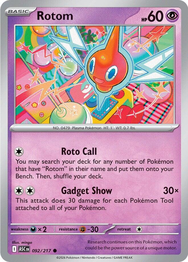 Rotom (092/217) [Mega Evolution: Ascended Heroes] | Good Games Morley