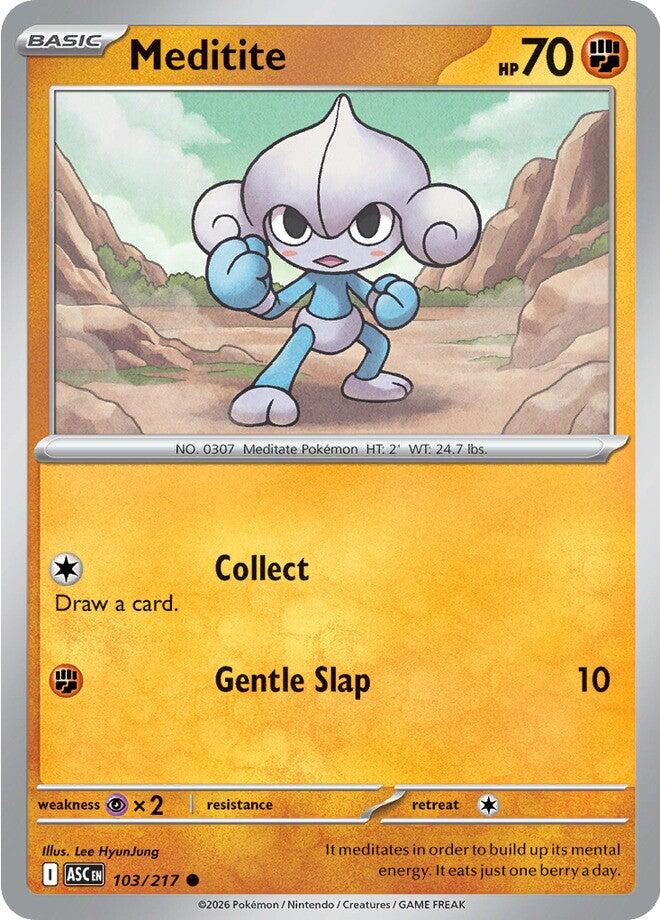 Meditite (103/217) [Mega Evolution: Ascended Heroes] | Good Games Morley
