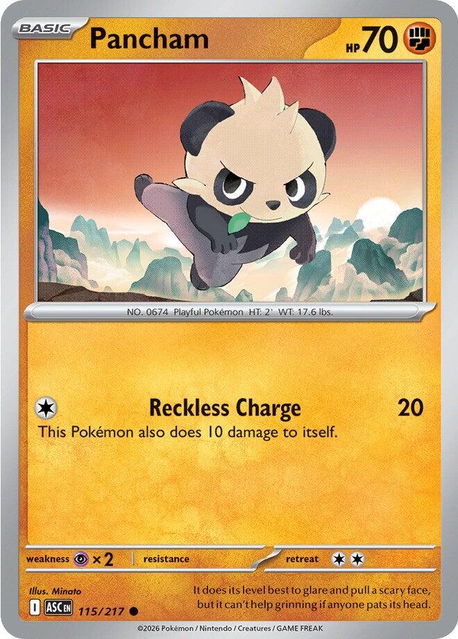 Pancham (115/217) [Mega Evolution: Ascended Heroes] | Good Games Morley