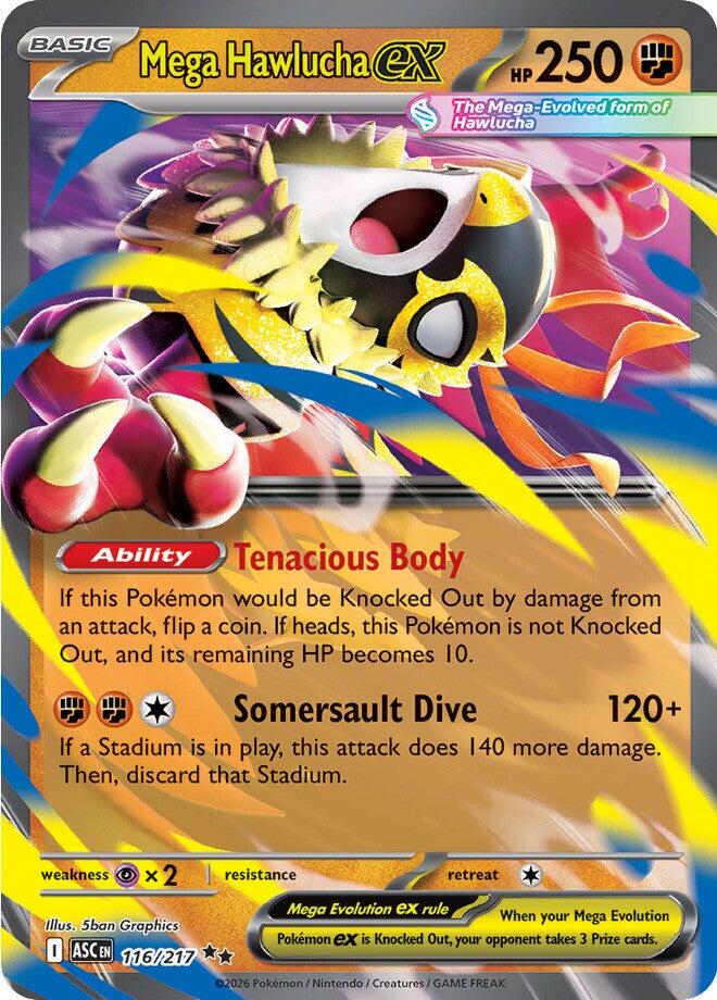 Mega Hawlucha ex (116/217) [Mega Evolution: Ascended Heroes] | Good Games Morley