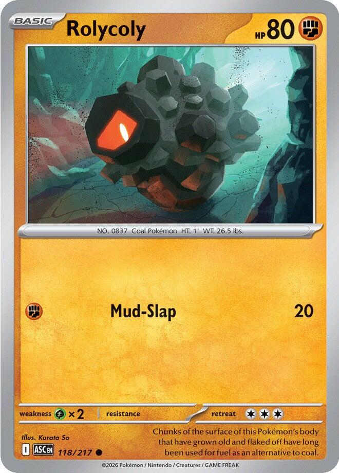 Rolycoly (118/217) [Mega Evolution: Ascended Heroes] | Good Games Morley