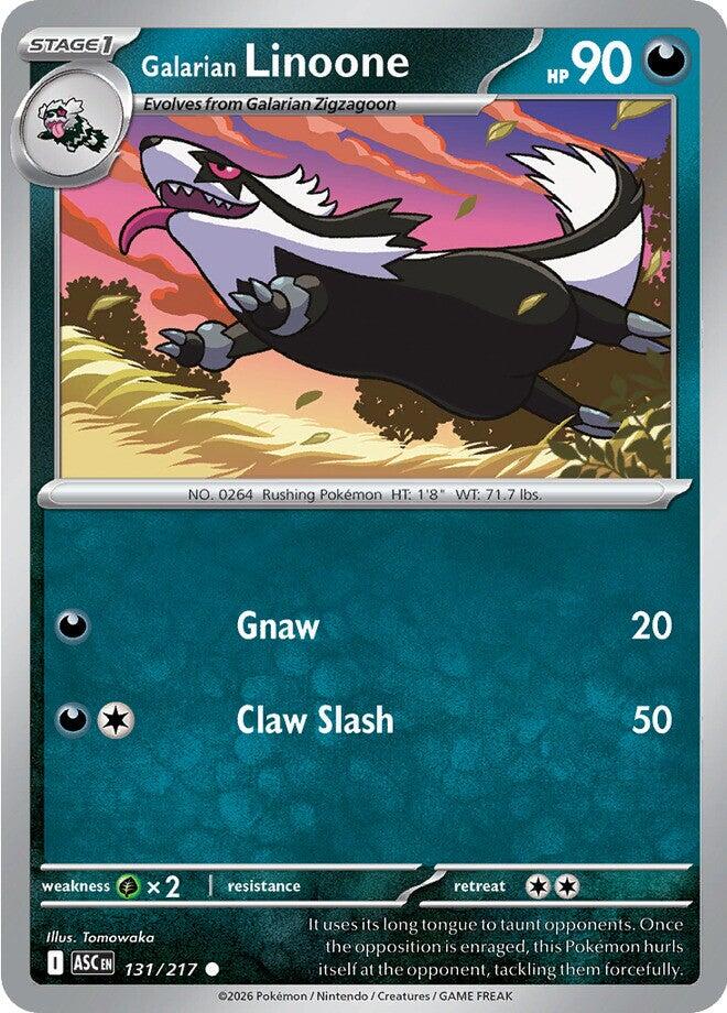 Galarian Linoone (131/217) [Mega Evolution: Ascended Heroes] | Good Games Morley