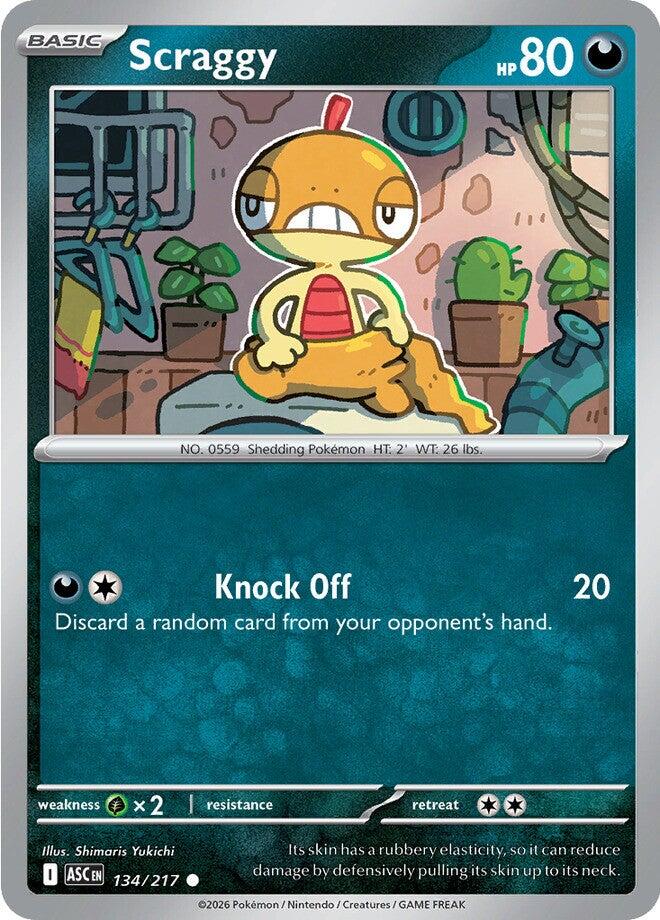 Scraggy (134/217) [Mega Evolution: Ascended Heroes] | Good Games Morley