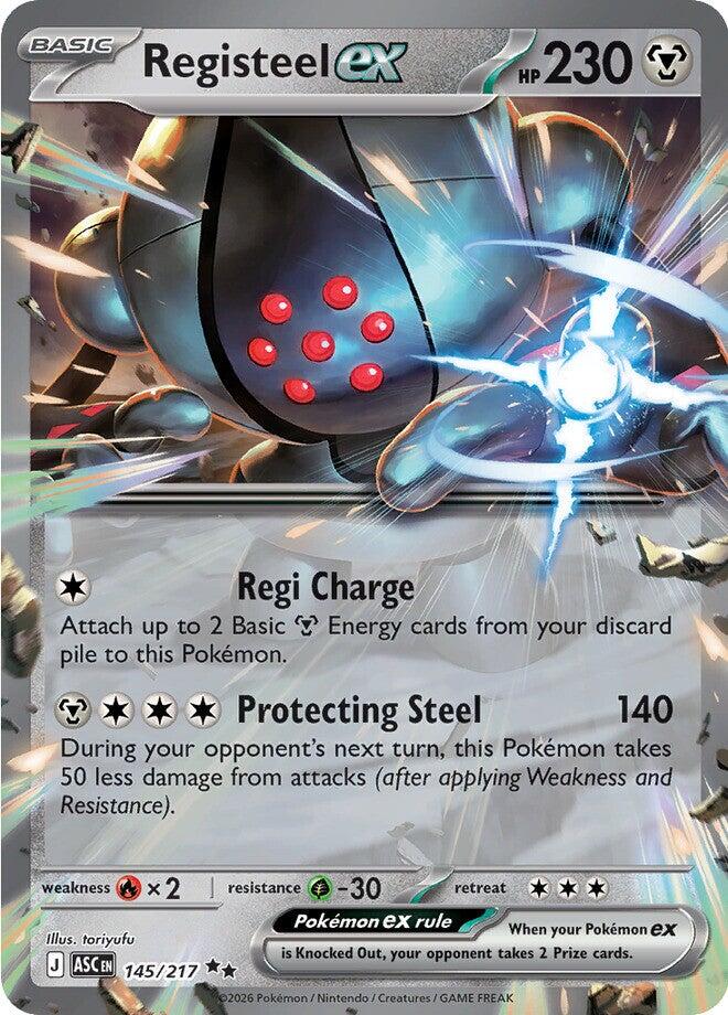 Registeel ex (145/217) [Mega Evolution: Ascended Heroes] | Good Games Morley