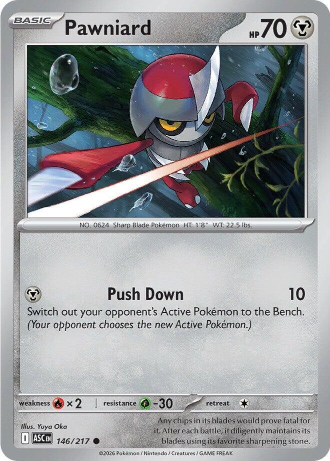 Pawniard (146/217) [Mega Evolution: Ascended Heroes] | Good Games Morley