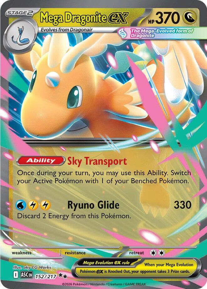 Mega Dragonite ex (152/217) [Mega Evolution: Ascended Heroes] | Good Games Morley