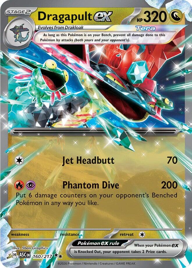 Dragapult ex (160/217) [Mega Evolution: Ascended Heroes] | Good Games Morley