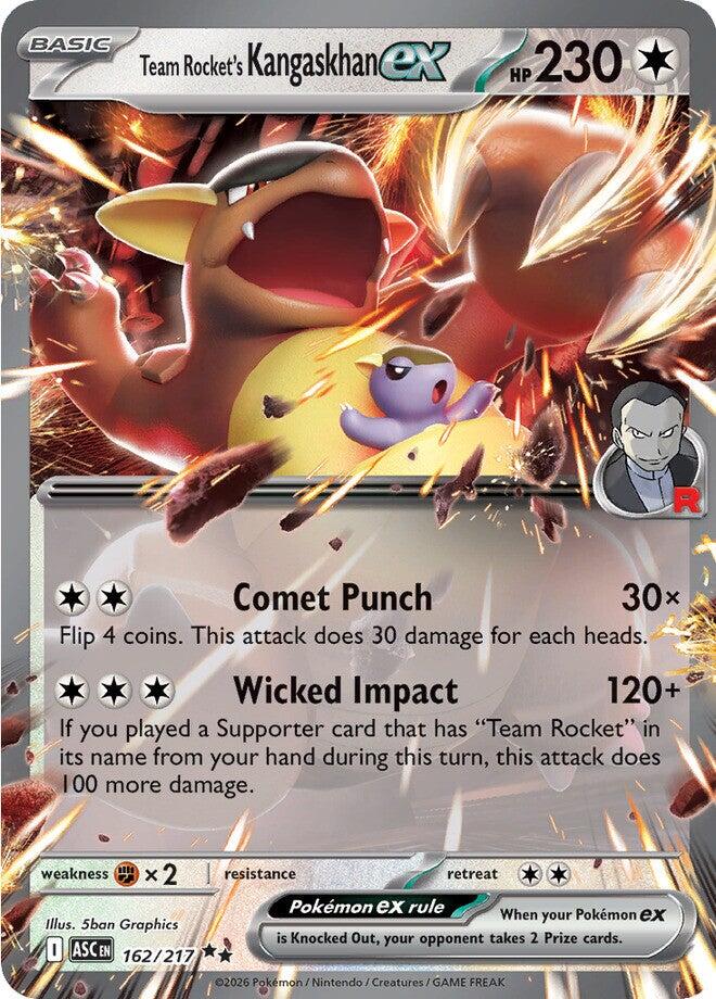 Team Rocket's Kangaskhan ex (162/217) [Mega Evolution: Ascended Heroes] | Good Games Morley