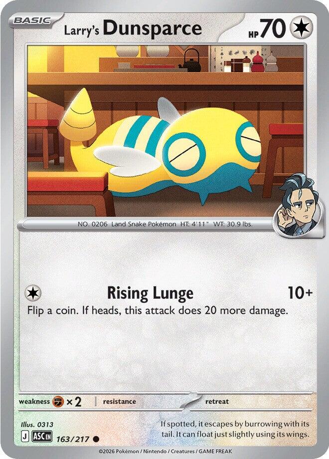 Larry's Dunsparce (163/217) [Mega Evolution: Ascended Heroes] | Good Games Morley