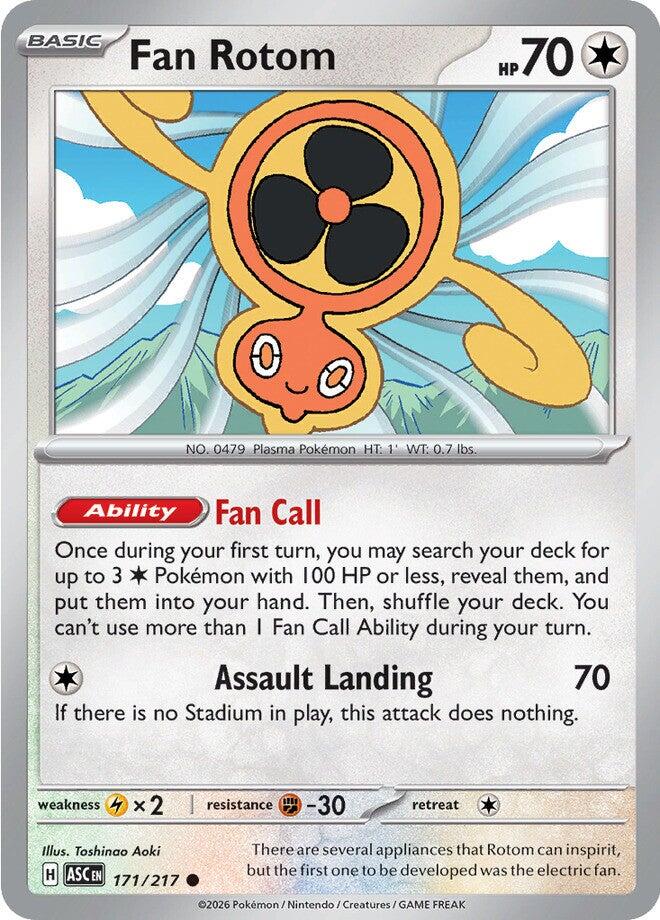 Fan Rotom (171/217) [Mega Evolution: Ascended Heroes] | Good Games Morley
