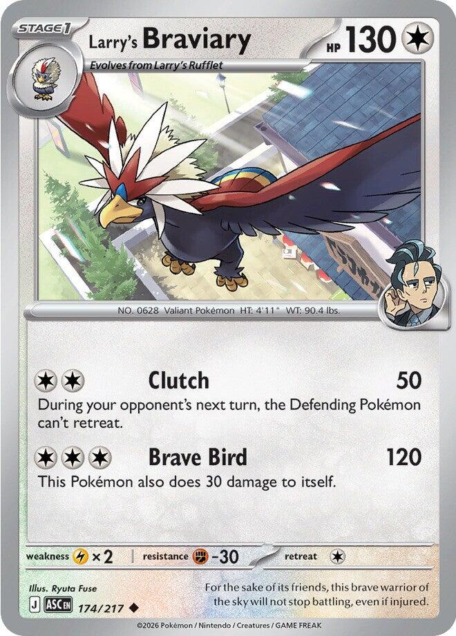 Larry's Braviary (174/217) [Mega Evolution: Ascended Heroes] | Good Games Morley