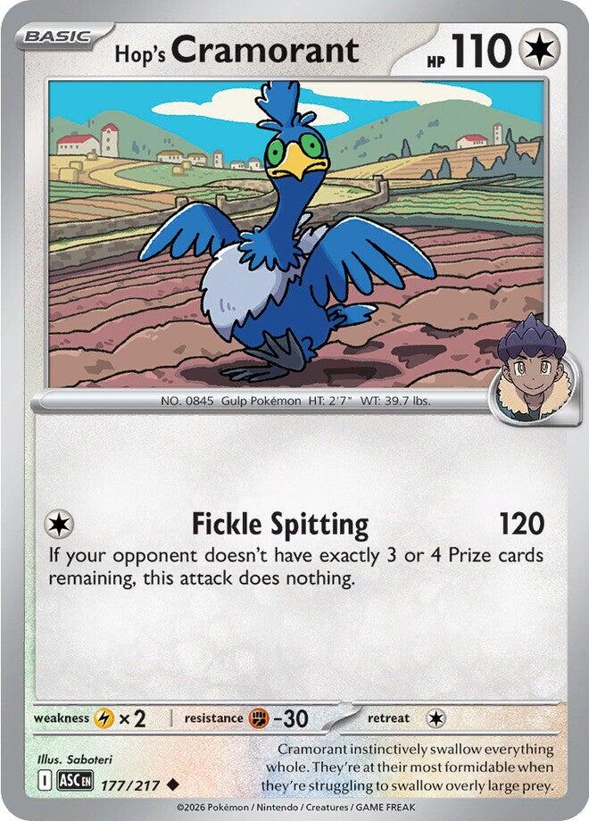 Hop's Cramorant (177/217) [Mega Evolution: Ascended Heroes] | Good Games Morley