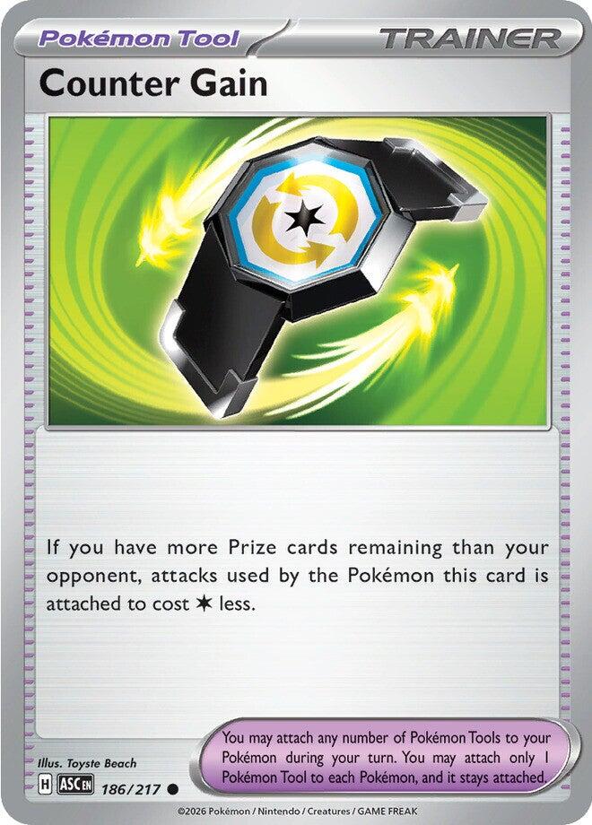 Counter Gain (186/217) [Mega Evolution: Ascended Heroes] | Good Games Morley