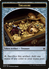 Vampire // Treasure Double-Sided Token [Ixalan Tokens] | Good Games Morley