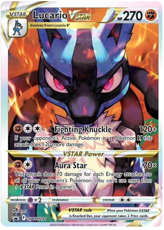 Lucario VSTAR (SWSH291) [Sword & Shield: Black Star Promos] | Good Games Morley