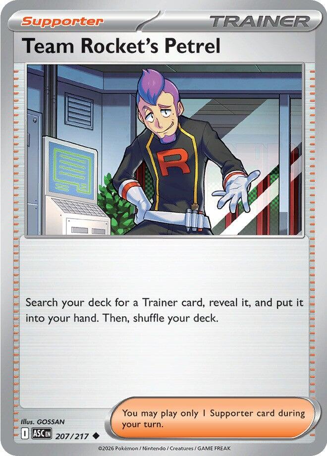 Team Rocket's Petrel (207/217) [Mega Evolution: Ascended Heroes] | Good Games Morley