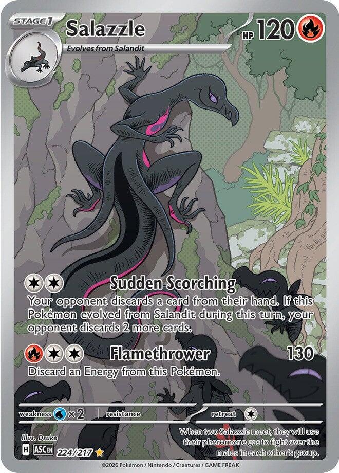 Salazzle (224/217) [Mega Evolution: Ascended Heroes] | Good Games Morley
