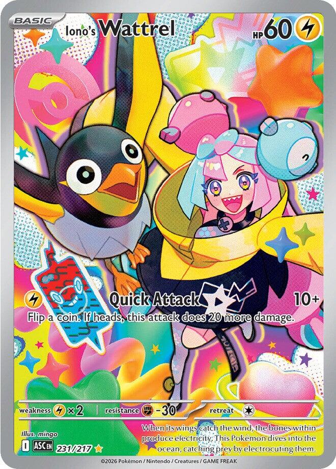 Iono's Wattrel (231/217) [Mega Evolution: Ascended Heroes] | Good Games Morley