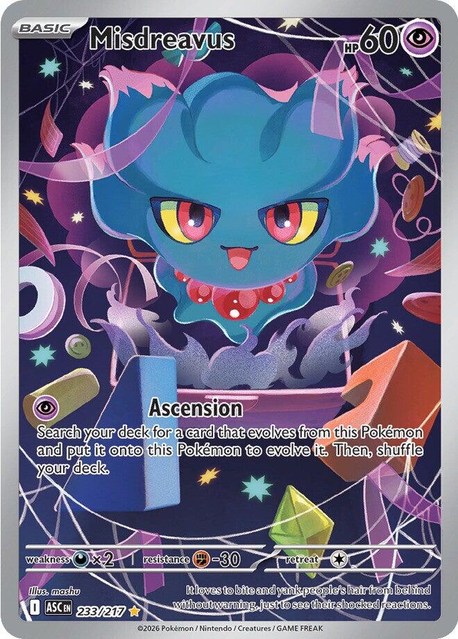 Misdreavus (233/217) [Mega Evolution: Ascended Heroes] | Good Games Morley
