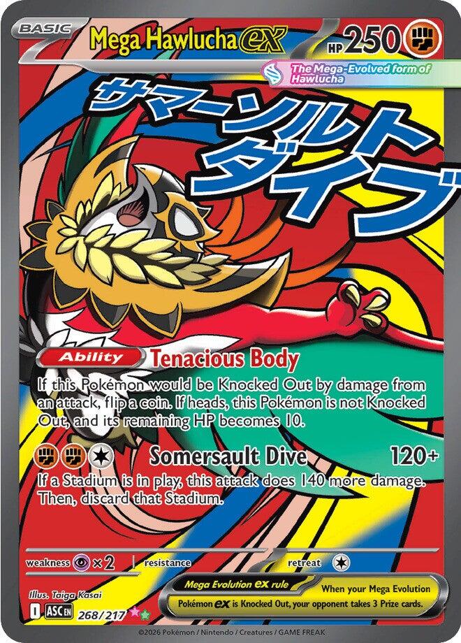 Mega Hawlucha ex (268/217) [Mega Evolution: Ascended Heroes] | Good Games Morley